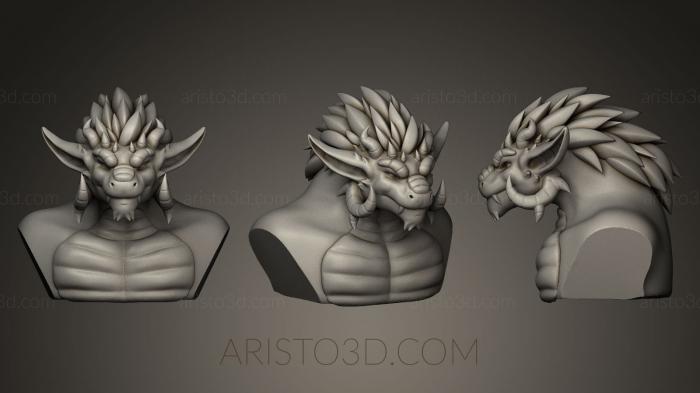 Busts of heroes and monsters (BUSTH_0366) 3D model for CNC machine